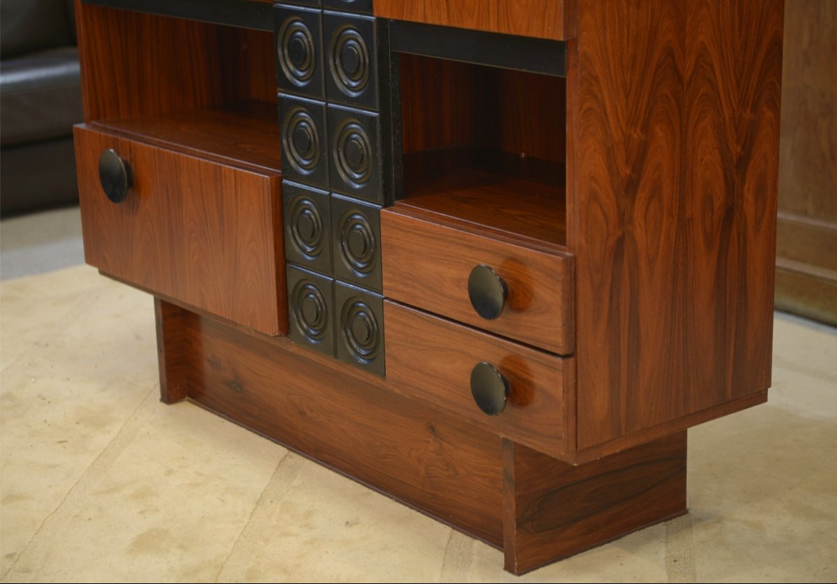 De Coene Brutalist Cabinet/bar, 1970s-photo-6