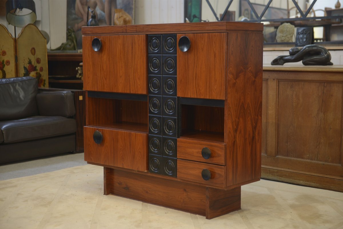 De Coene Brutalist Cabinet/bar, 1970s