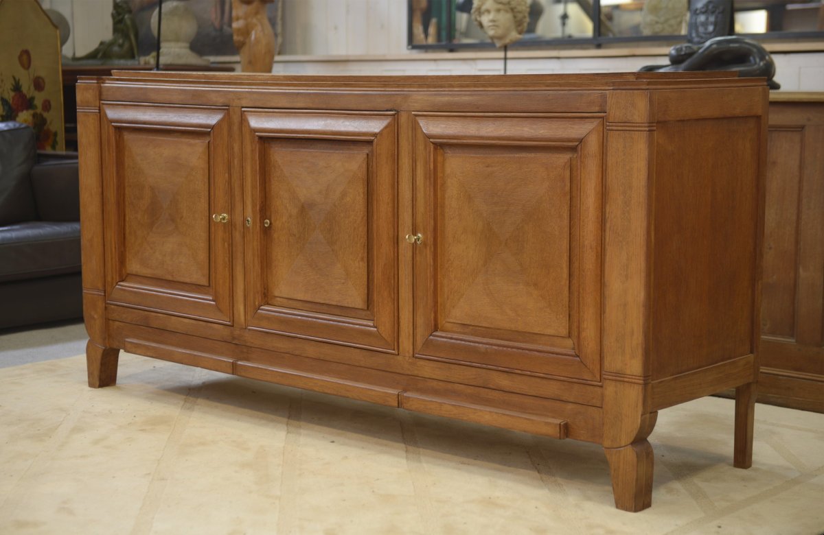 Buffet en chêne Art Déco 1940's