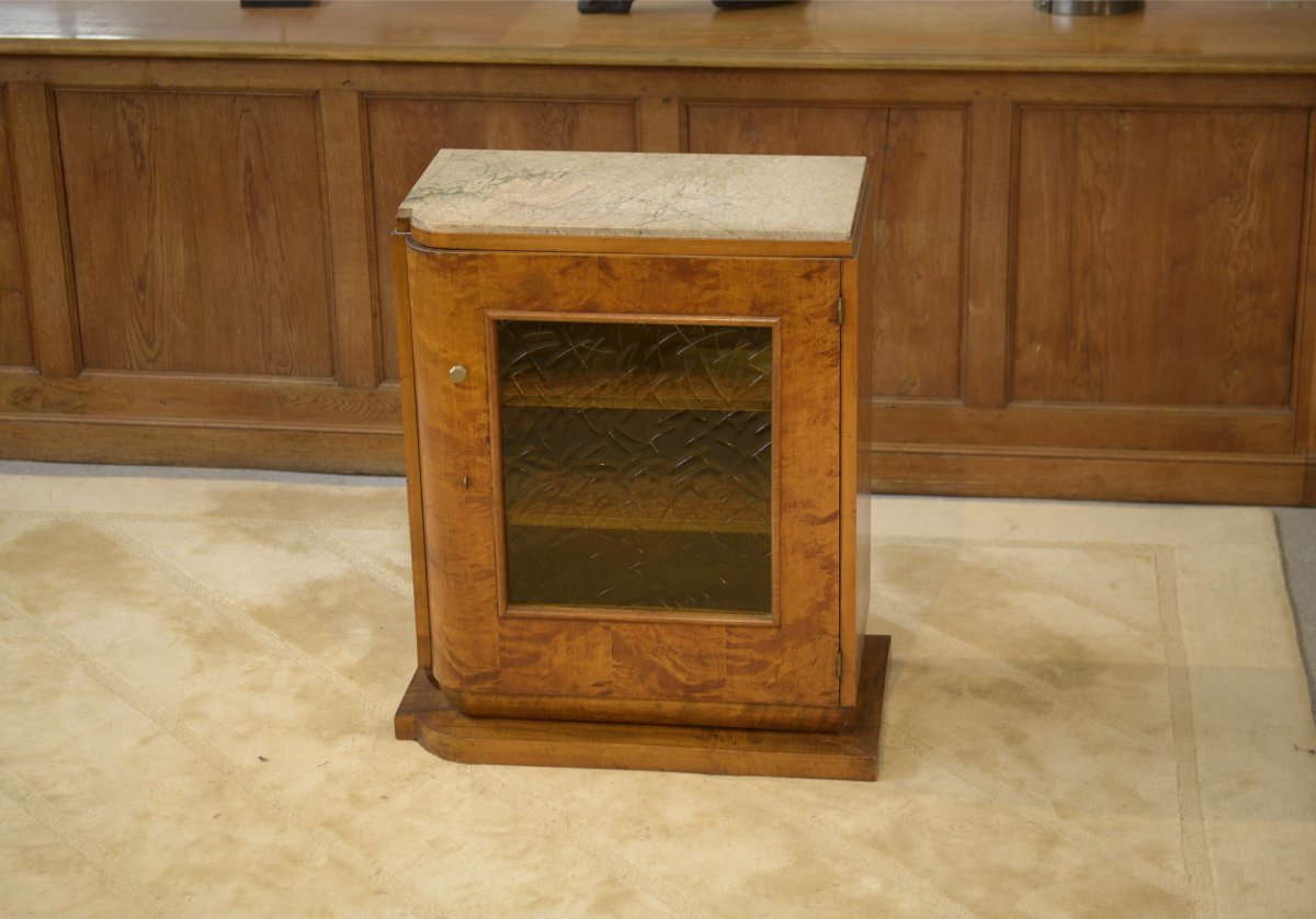 Art Deco Cabinet By Roger Bal, 1940s-photo-6