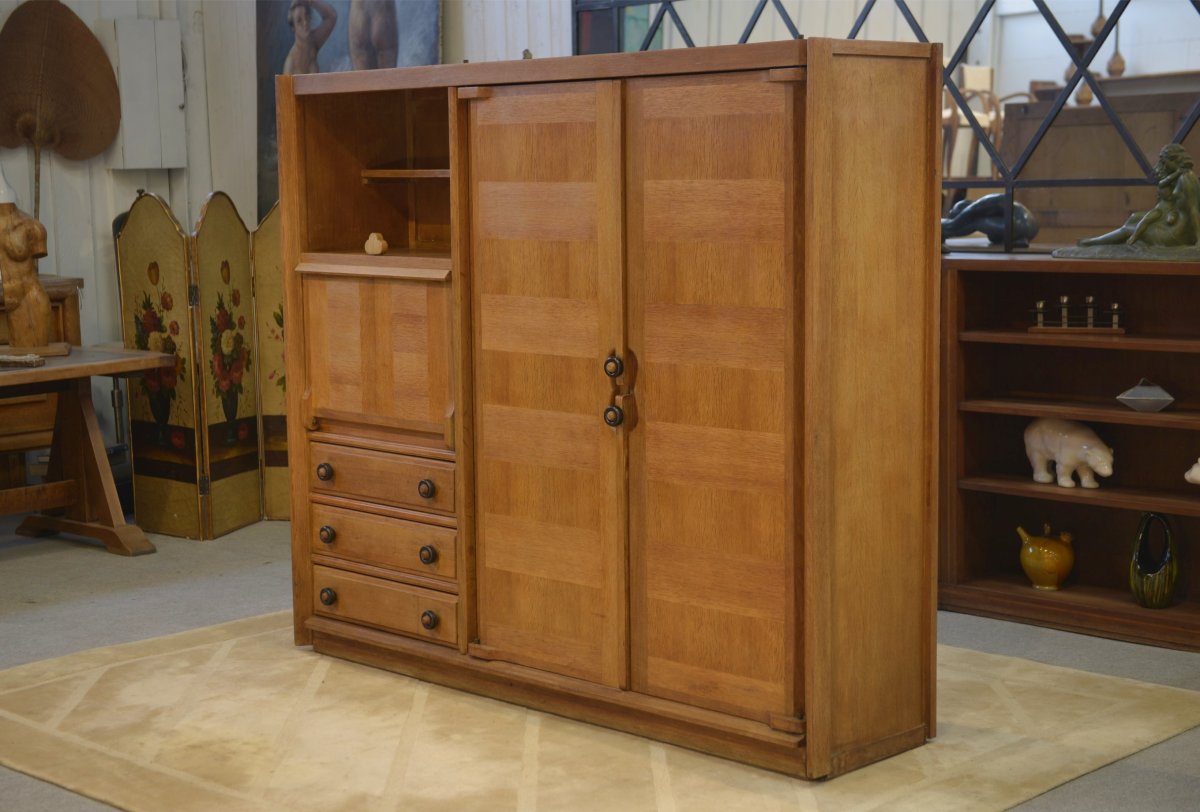 Writing Desk By Guillerme And Chambron For Votre Maison, 1950s