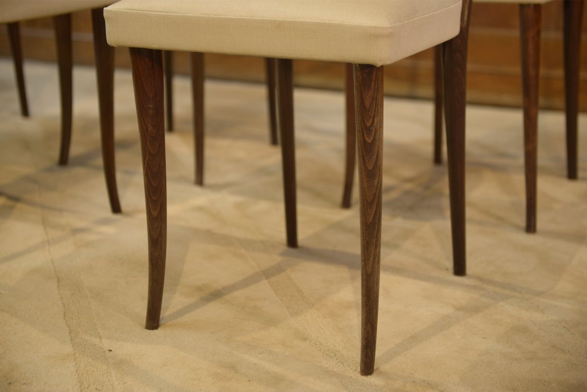 Set Of 6 Chairs By Sedie Friuli For Consorzio, Italy, 1960s-photo-4