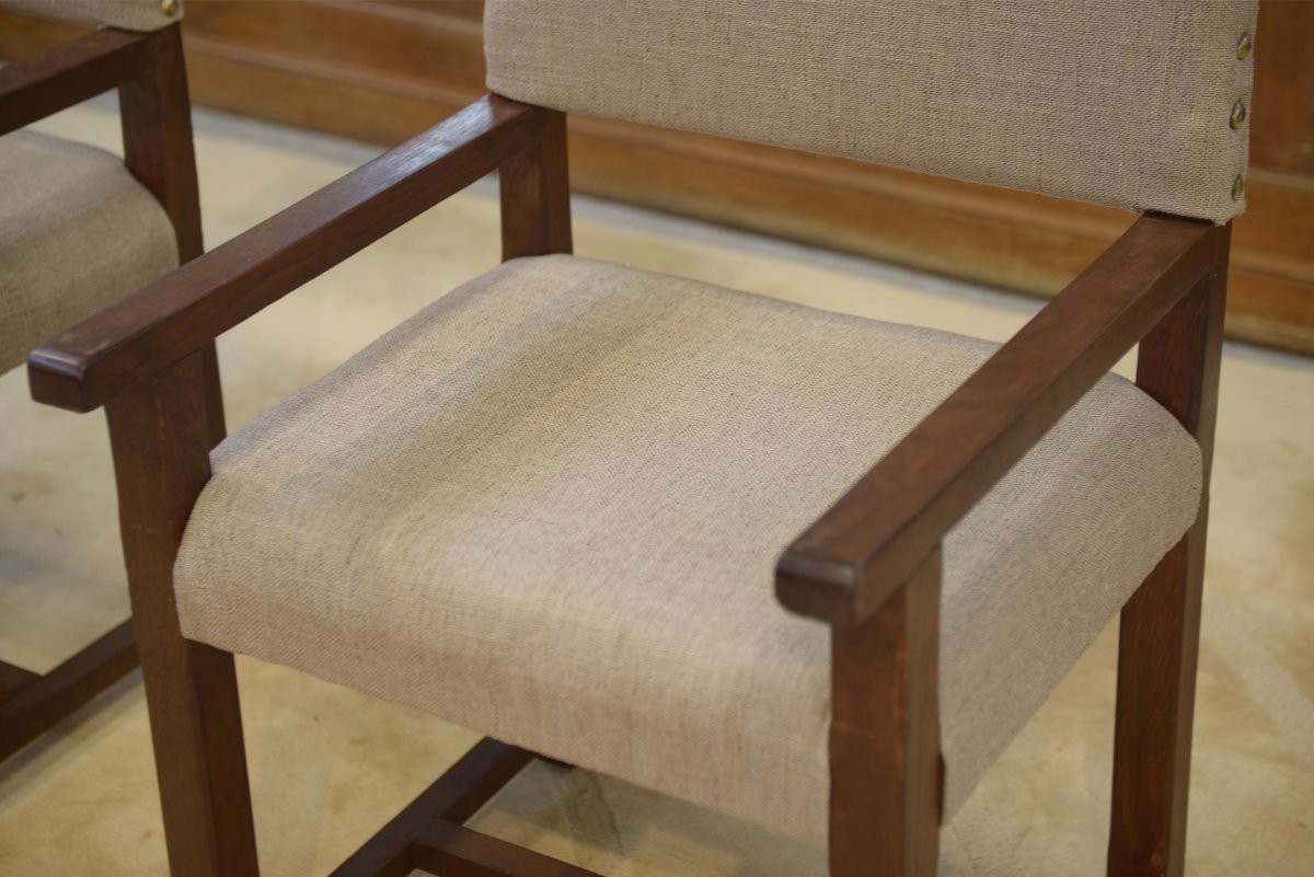 Pair Of Armchairs From The 1950s-photo-3