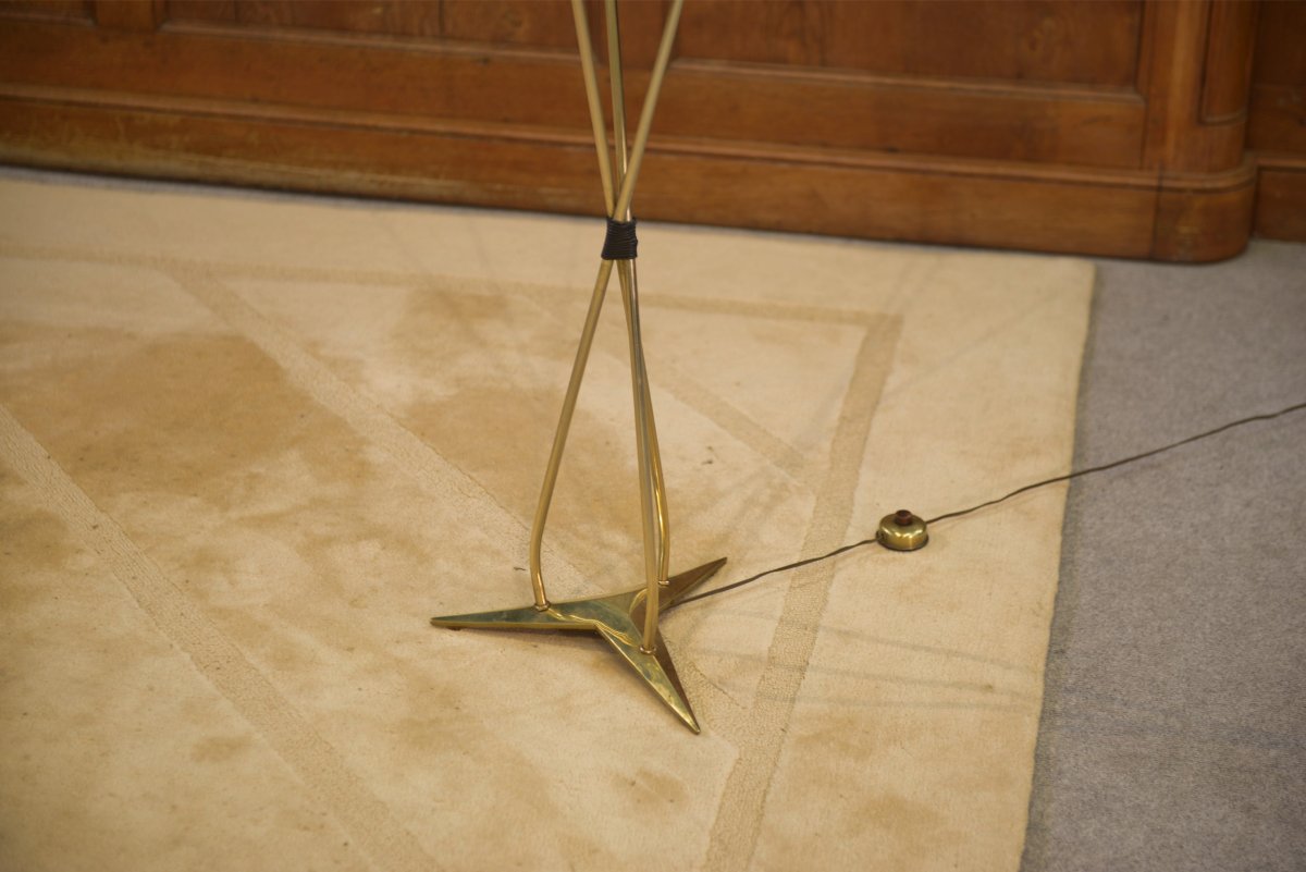 Lampadaire 3 bras Design 1960's-photo-3