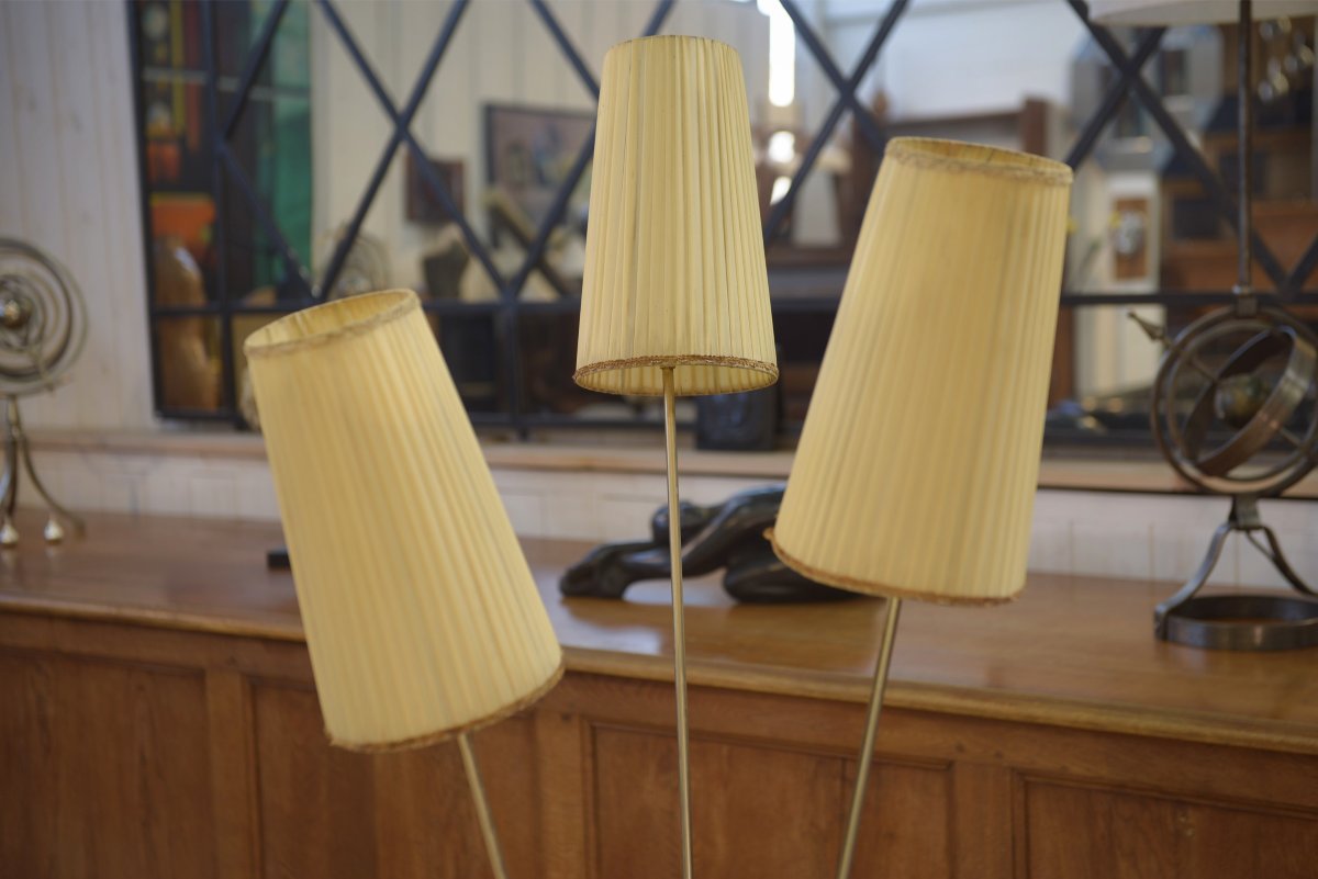 Lampadaire 3 bras Design 1960's-photo-1