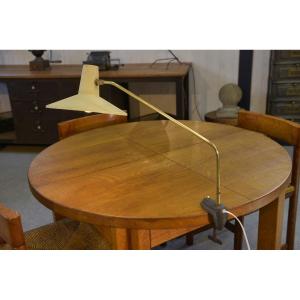 Lampe de bureau avec pince étau origine allemande 1960's