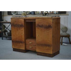 Art Deco Walnut Buffet, 1930s