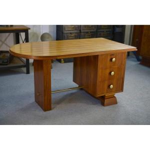 Art Deco Desk With Drawers, 1930s