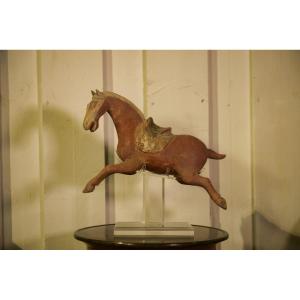 Terracotta Sculpture, Oriental Art, Flying Horse, Tang Dynasty, 1900s