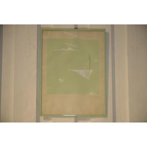 Gouache sur papier oeuvre originale unique par Jean Boris Lacroix 1940's