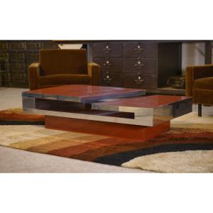 Table basse Design par Philippe Jean 1970's