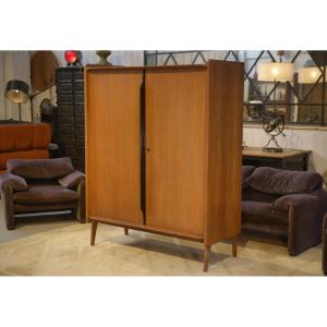 Oak Armoire By Roger Landault 1960's