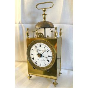 Travel Clock Called "capucine" Around 1820