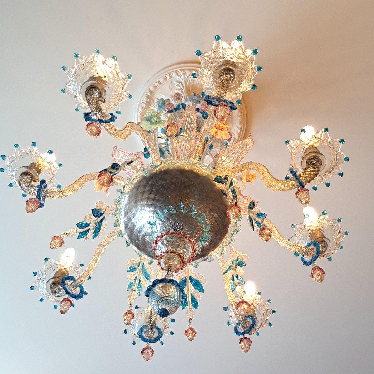 Large Murano Chandelier-photo-4
