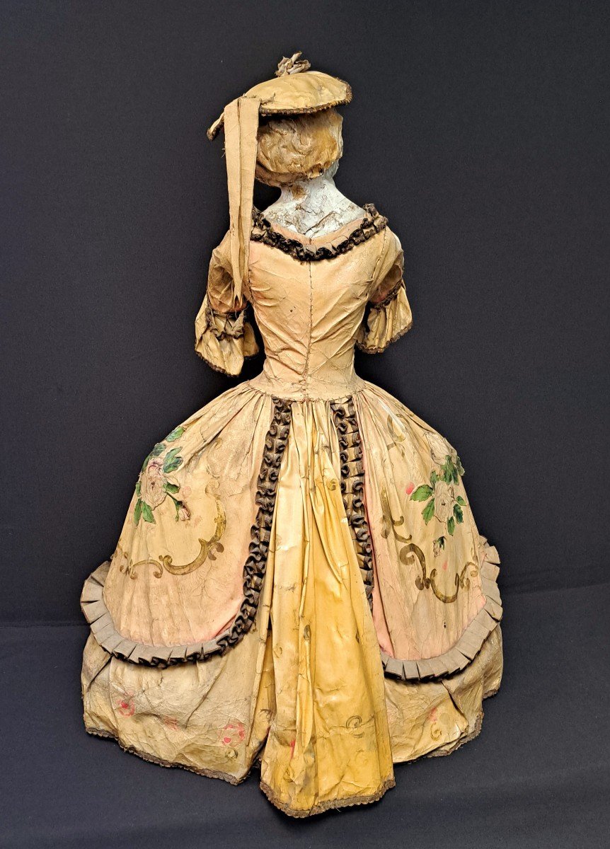 Grande Poupée Mannequin, Robe à La Française: XVIIIème Siècle-photo-2