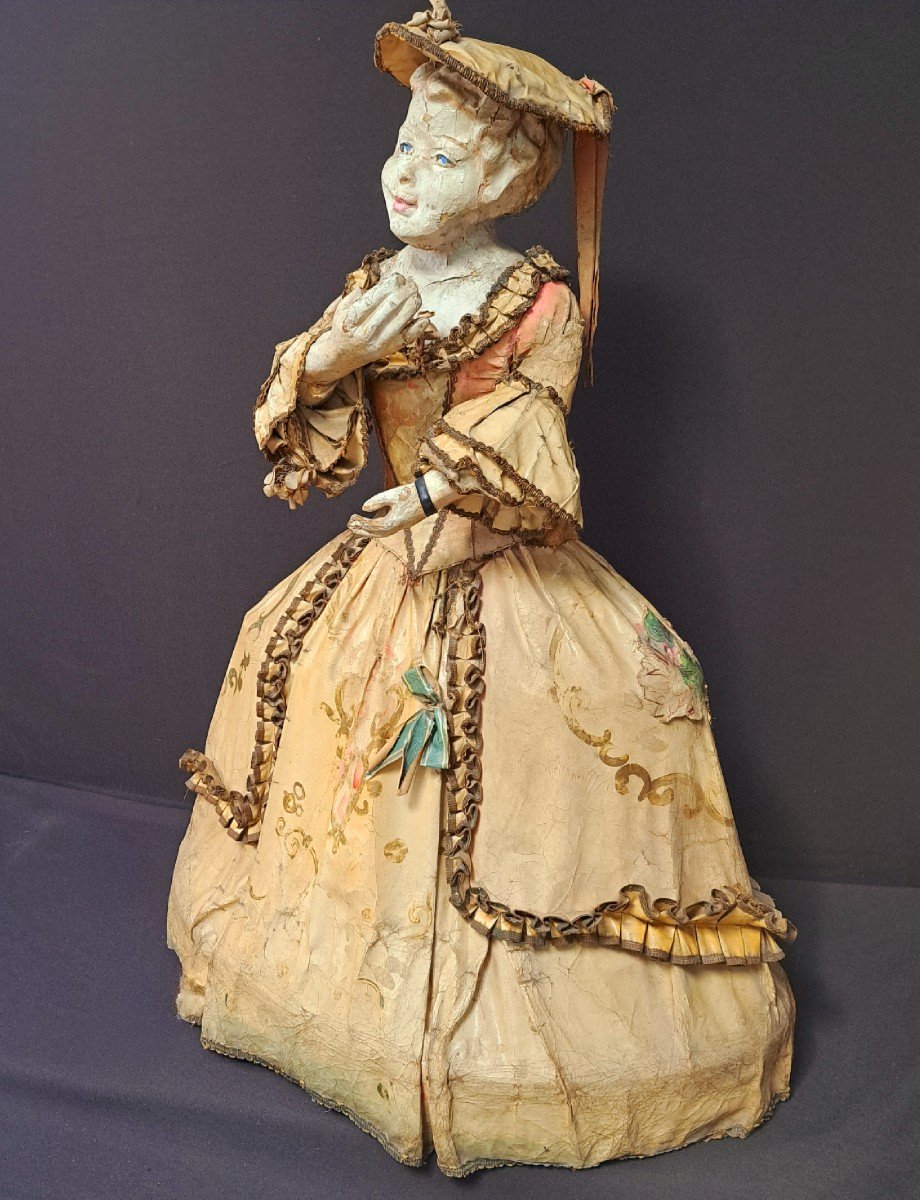 Grande Poupée Mannequin, Robe à La Française: XVIIIème Siècle-photo-3