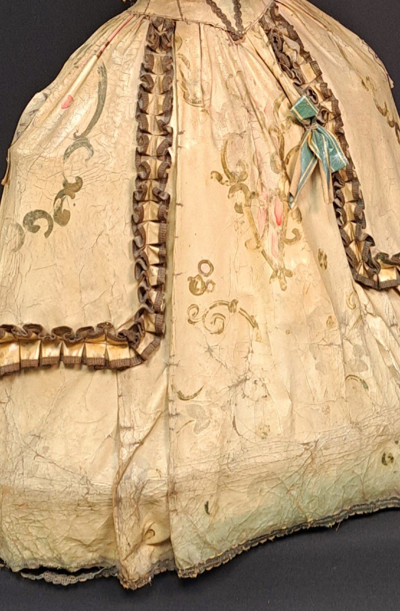 Grande Poupée Mannequin, Robe à La Française: XVIIIème Siècle-photo-5