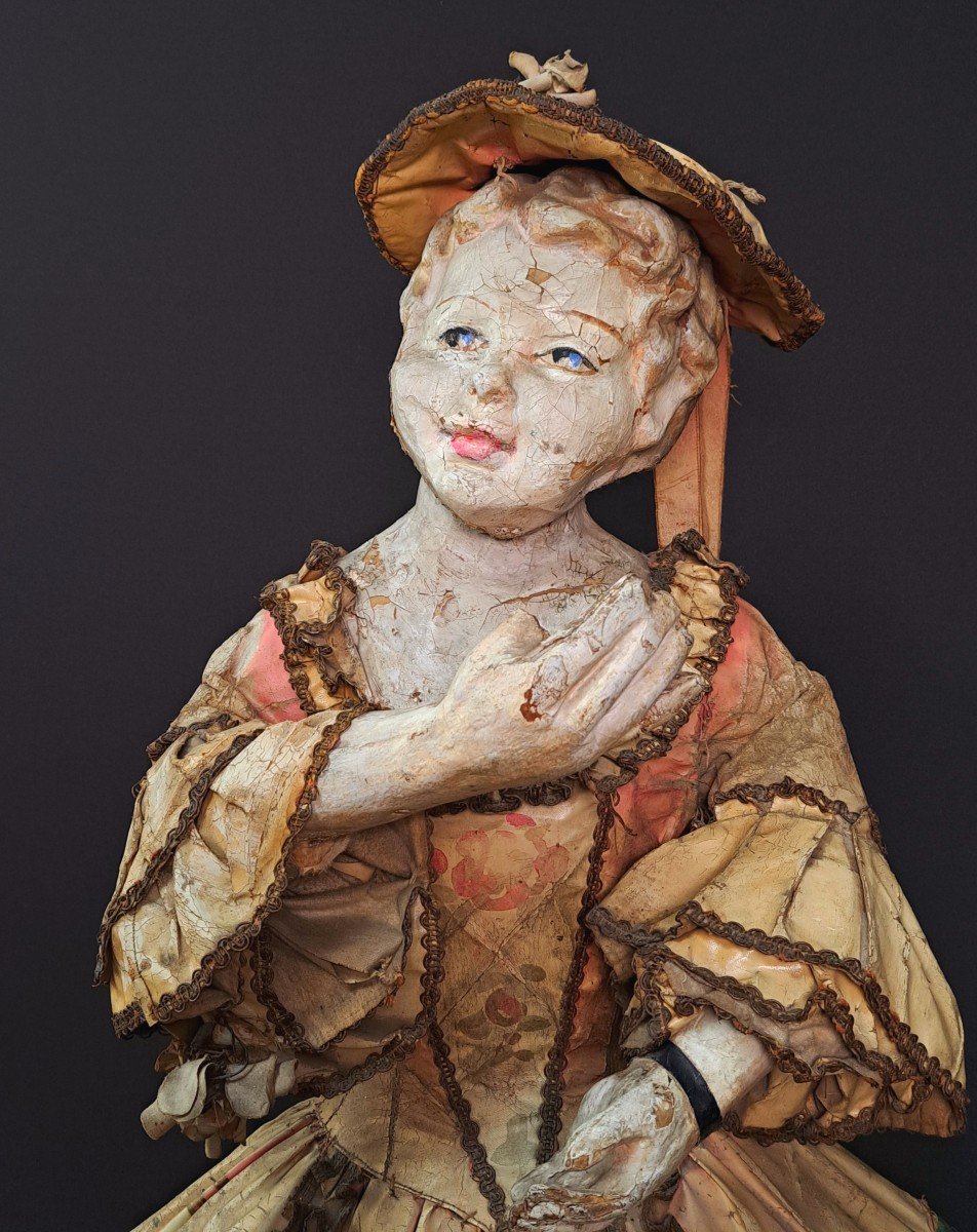 Grande Poupée Mannequin, Robe à La Française: XVIIIème Siècle-photo-8