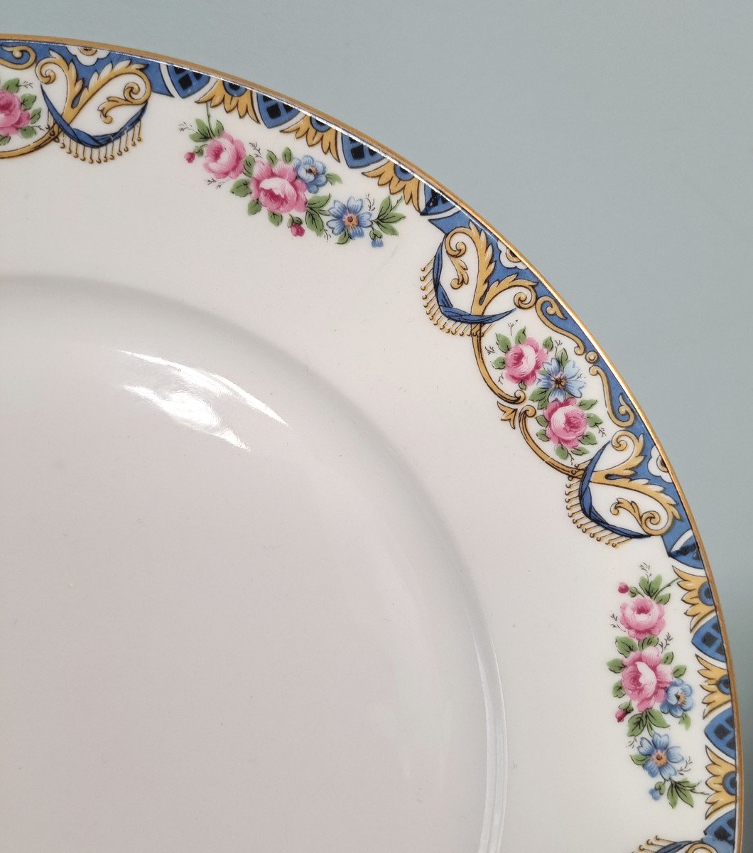 Service à Café De 28 Pièces Maison Salmon Porcelaine De Limoges-photo-3