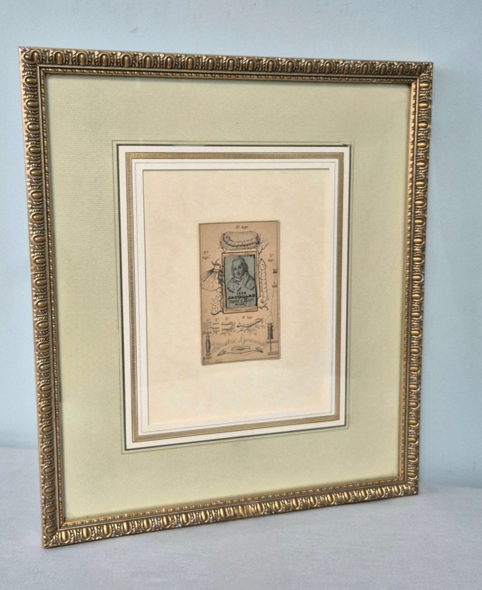 Portrait Of J. Jacquard, Inventor Of The Jacquard Loom. -photo-1
