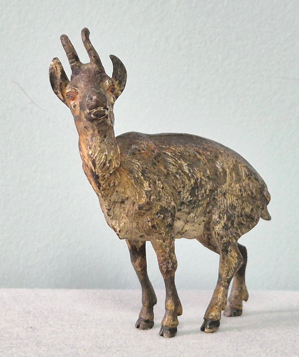 Bronze De Vienne: Chamois.-photo-1