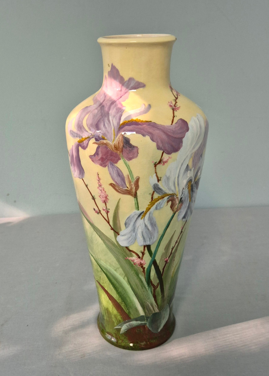 Vase Emaillé de Paul Milet: Sèvres. -photo-6