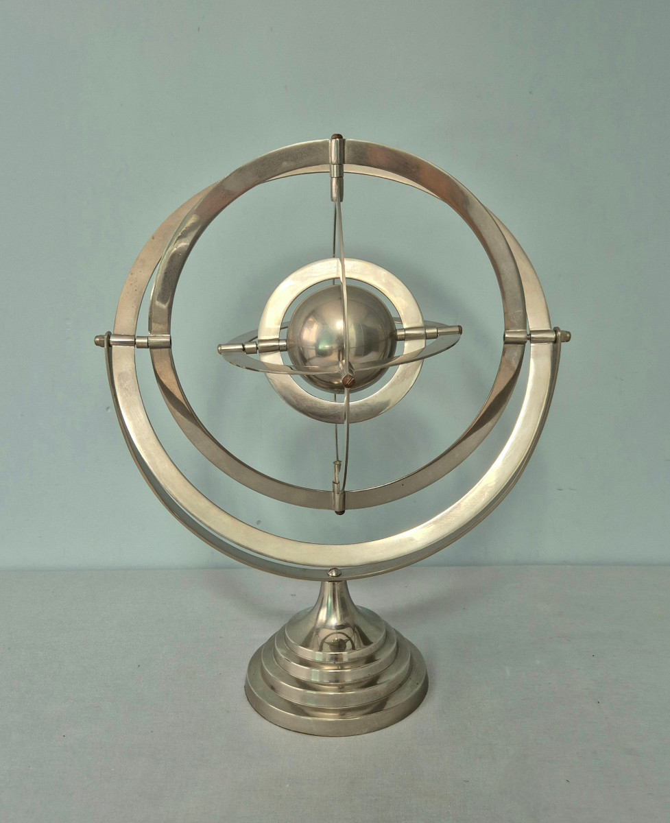 Aluminum Armillary Sphere.-photo-5