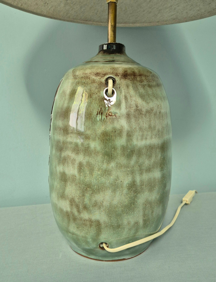 Lampe en céramique: Robert Perot.-photo-2