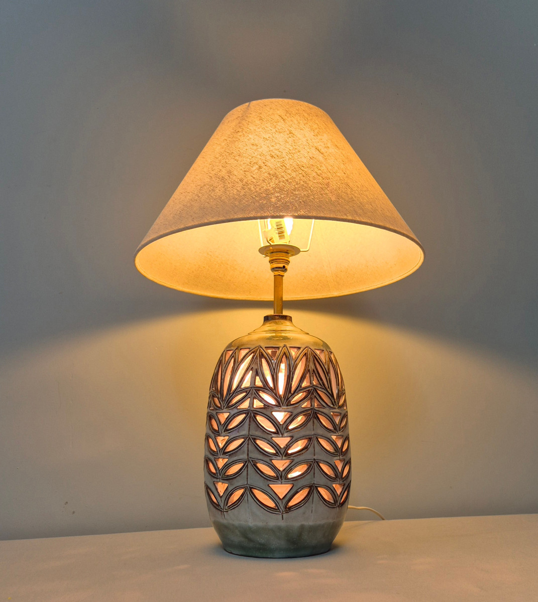 Lampe en céramique: Robert Perot.-photo-6