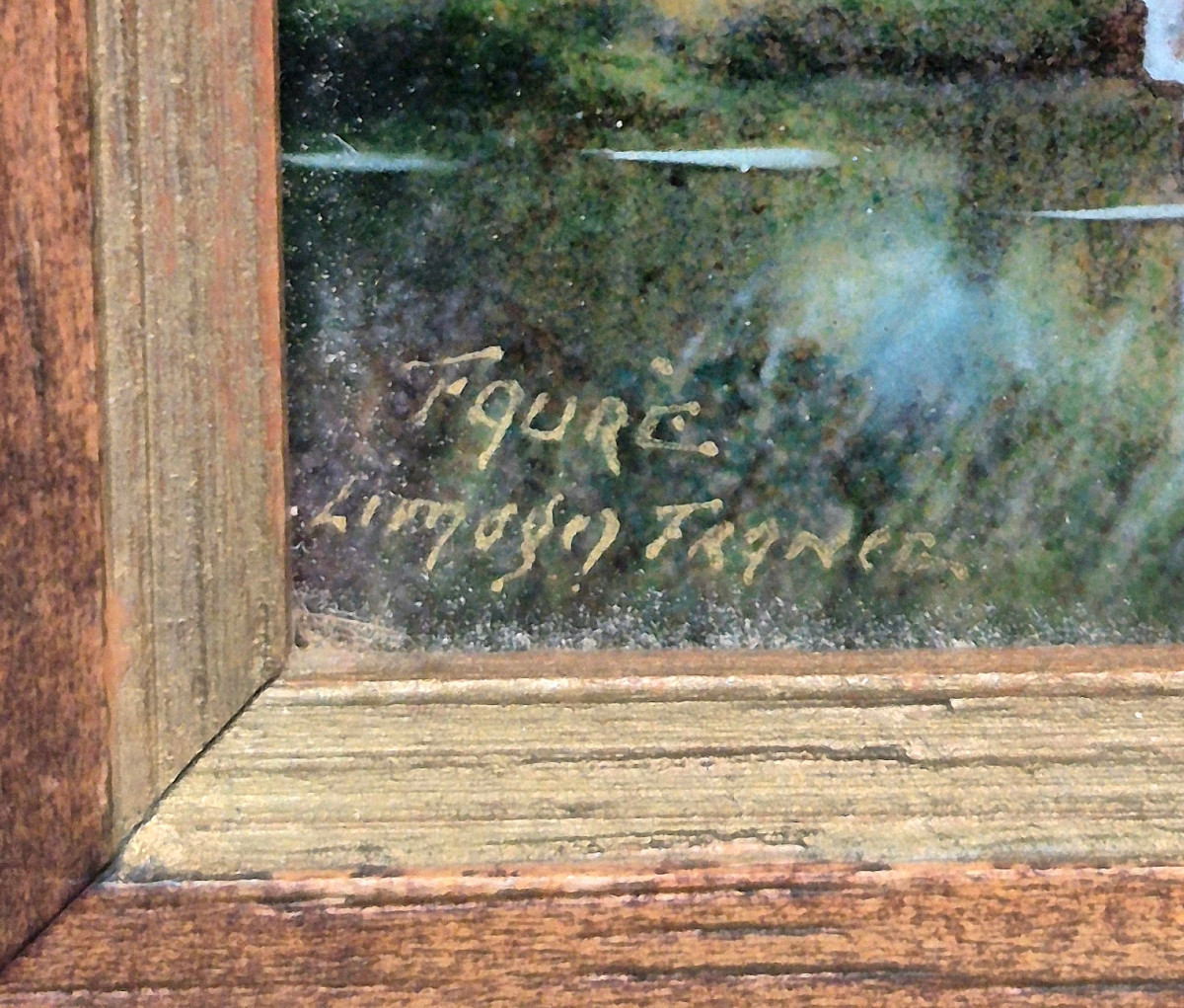 Camille Fauré: paire de tableaux émaillés, Limoges. -photo-4
