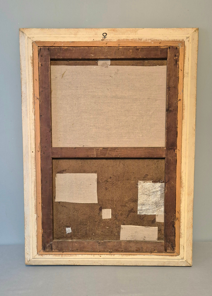 Bouquet Of Wild Flowers: Signed Oil On Canvas.-photo-5