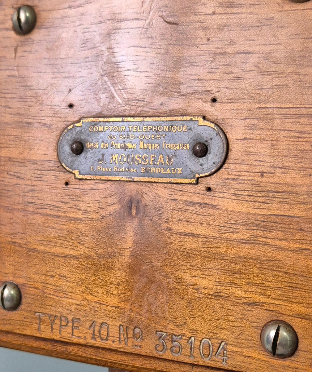 Ancien téléphone  Eurieult:  1900.-photo-1