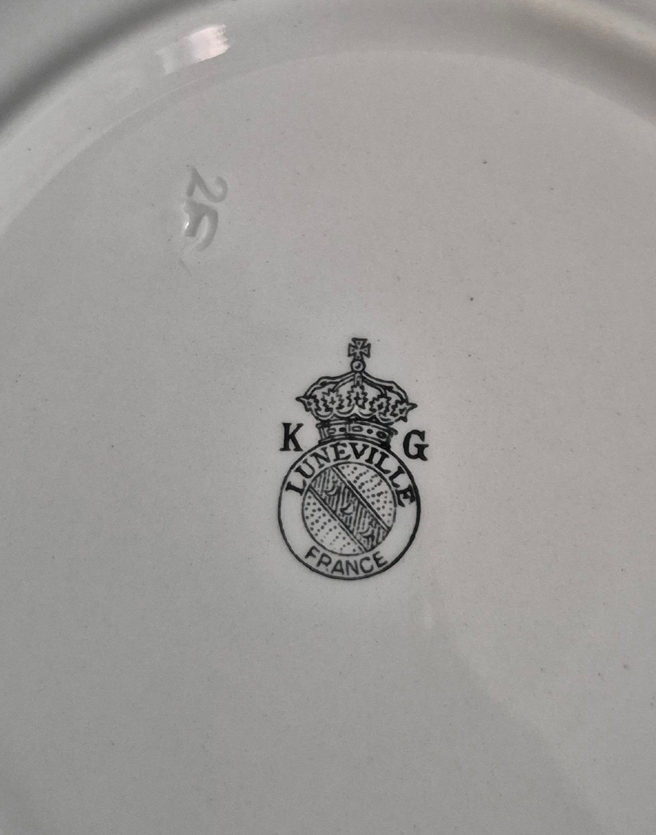 Strasbourg Flower Tableware: Luneville. -photo-4