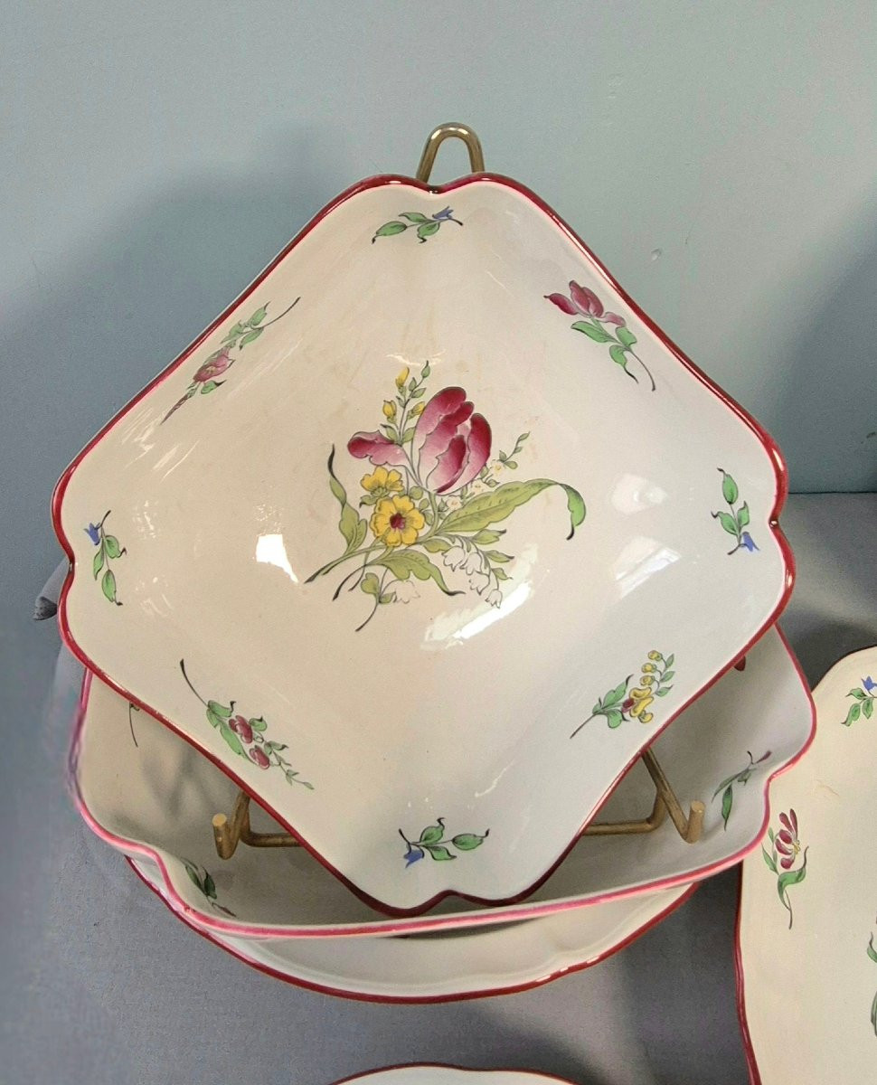 Strasbourg Flower Tableware: Luneville. -photo-4