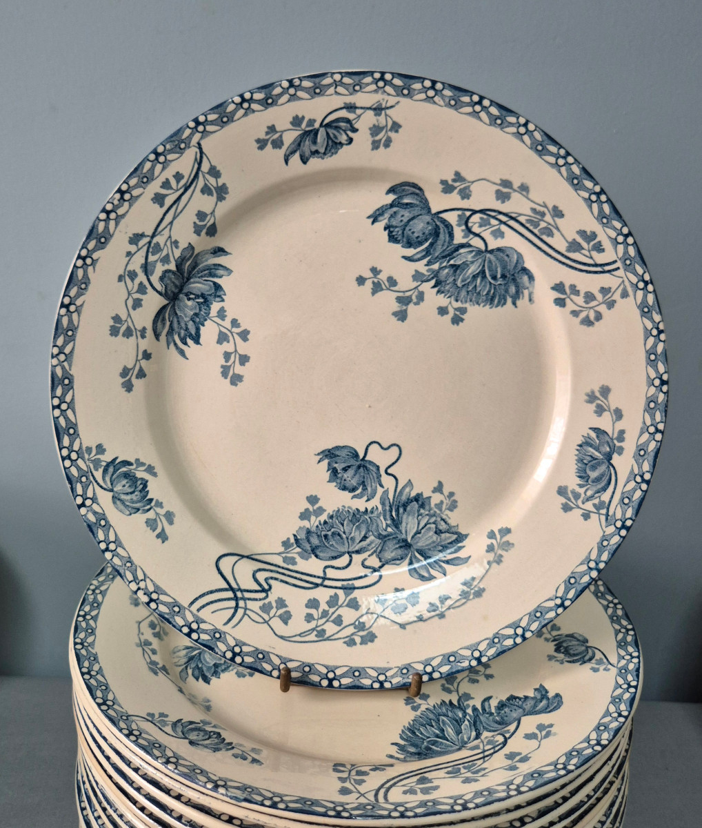 Sarreguemines Dinner Service. Royat Model.-photo-3