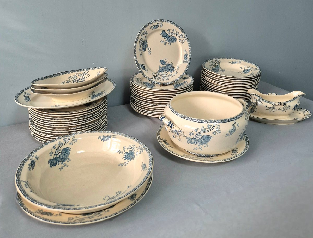 Sarreguemines Dinner Service. Royat Model.-photo-3