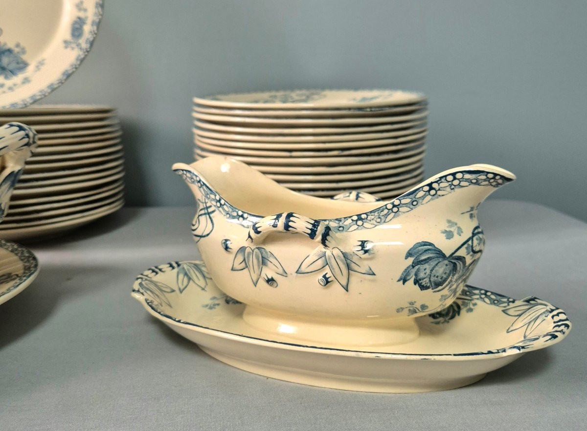 Sarreguemines Dinner Service. Royat Model.-photo-4