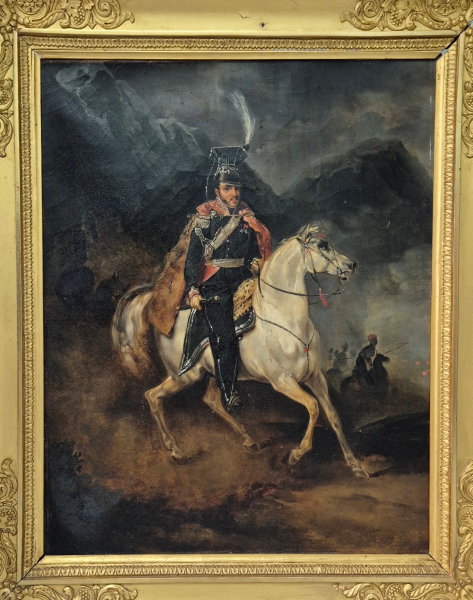 Portrait du Maréchal d'Empire Poniatowski.-photo-2