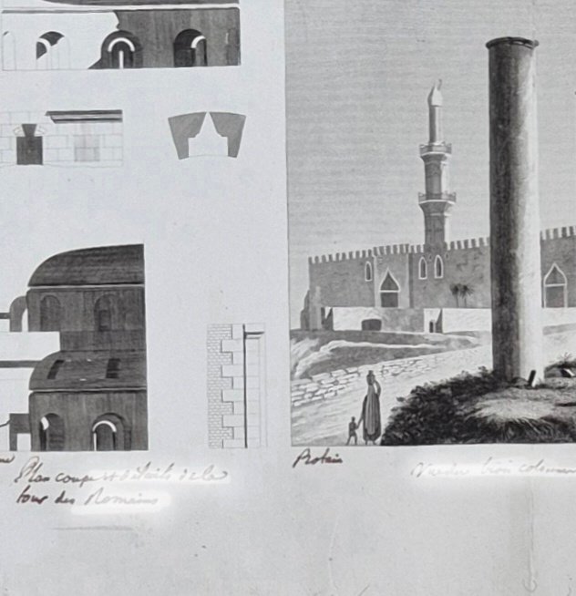 Description de L'Egypte 1816: 4 planches d'Alexandrie.-photo-6