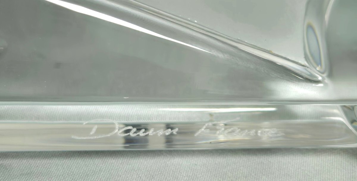 Daum: voiture " presse papier" en cristal.-photo-4