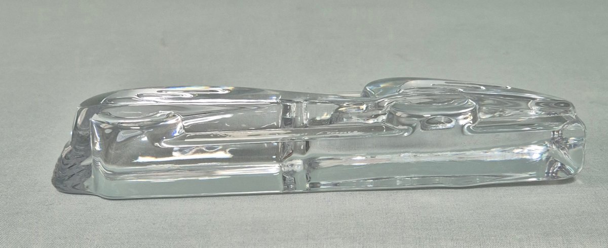 Daum: voiture " presse papier" en cristal.-photo-3