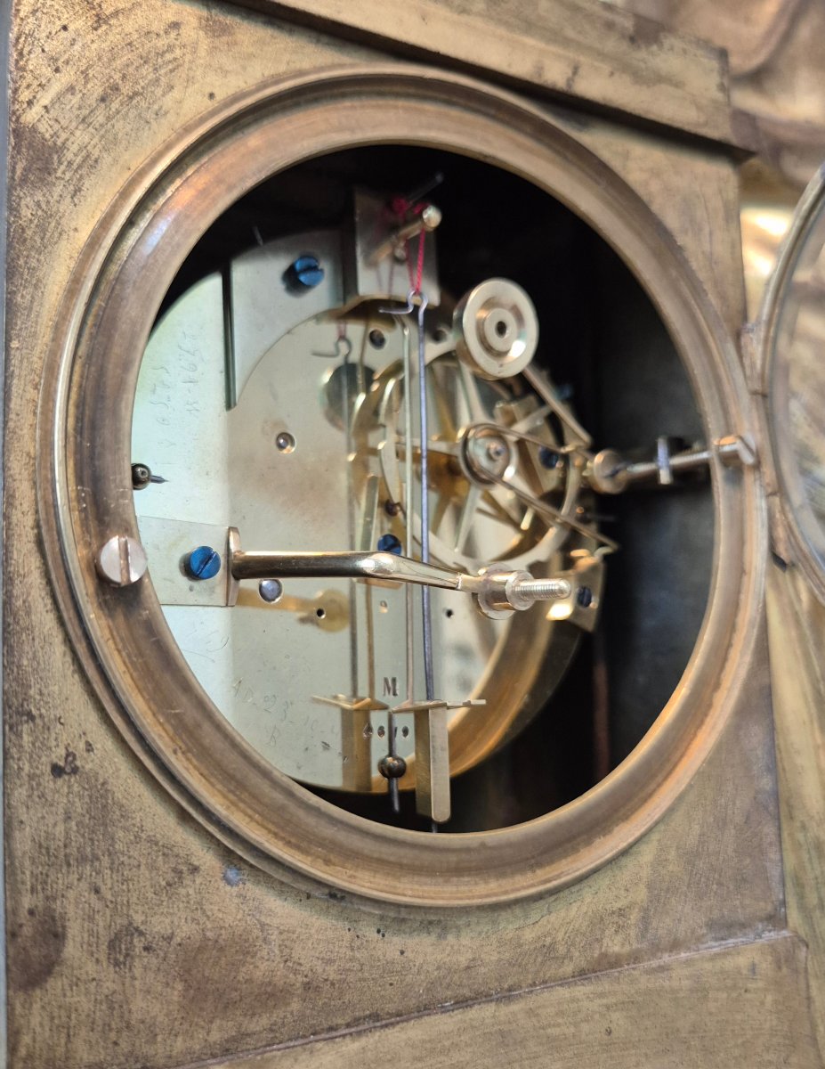 Empire-style Bronze Clock.-photo-4