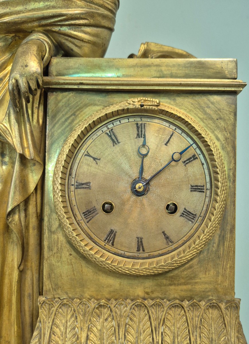 Empire-style Bronze Clock.-photo-1