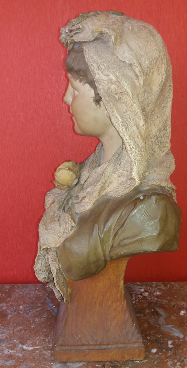 Buste De Jeune Fille : F Goldscheider-photo-2