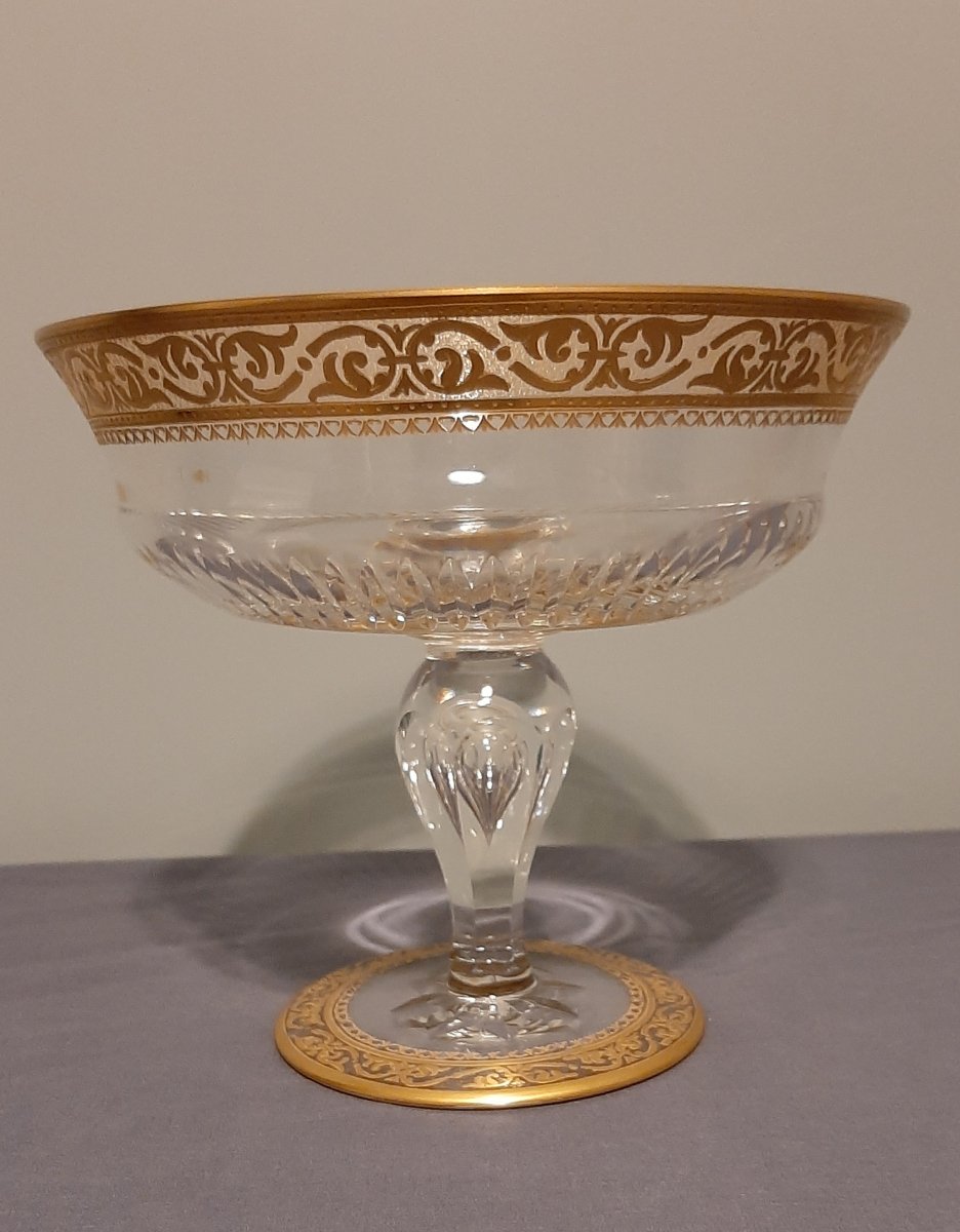 Saint Louis Crystal Thistle Feet Cup-photo-6