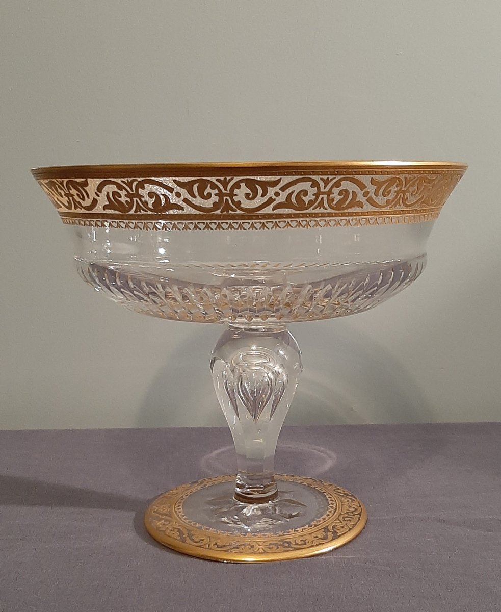 Saint Louis Crystal Thistle Feet Cup