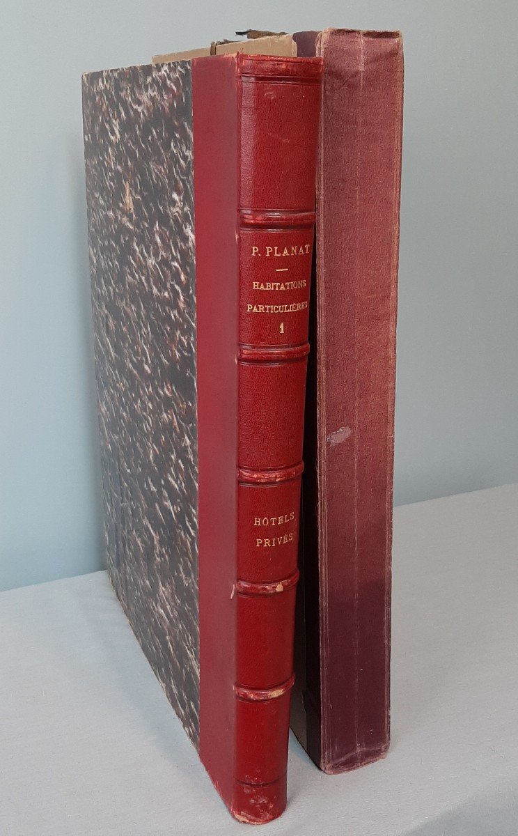 Architecture: Private Houses. 2 Volumes By P. Planat-photo-3