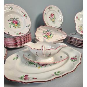 Strasbourg Flower Tableware: Luneville. 