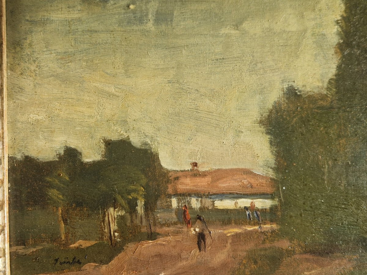 Wilhelm Trübner - Scène de campagne-photo-3