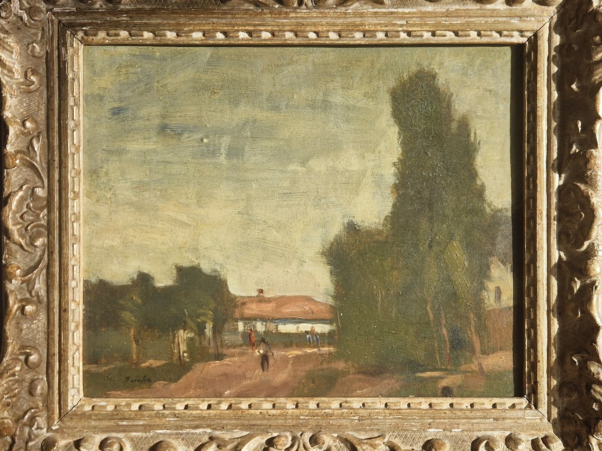 Wilhelm Trübner - Scène de campagne-photo-4